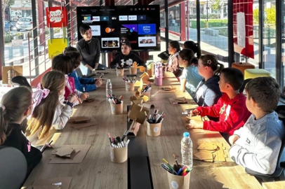 Çocuklar Pancar Deposu’nda sanata MERHABA dedi