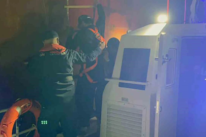 Dalaman açıklarında gemi kazası: Yaralı personel hastaneye sevk edildi