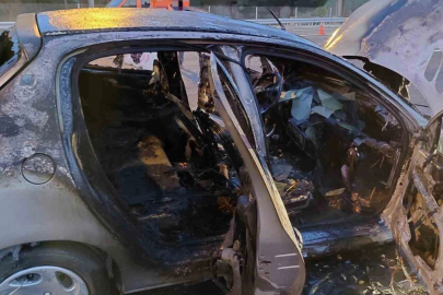 Korkutan otomobil yangını