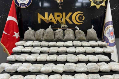 134 kiloluk uyuşturucu operasyonu
