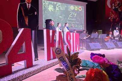 Edremit’te öğretmenler günü coşkusu