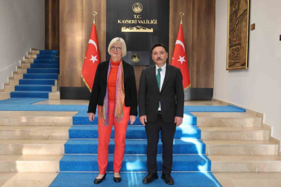 Almanya Federal Cumhuriyeti Büyükelçisi Sorg’dan Vali Çiçek’e ziyaret