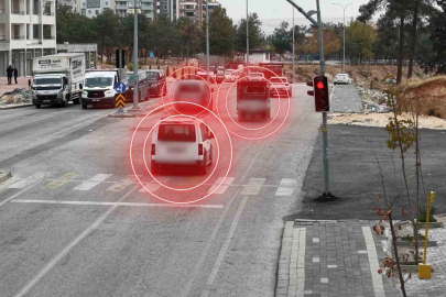 Gaziantep’te kırmızı ışık ihlali yapan 990 araca ceza