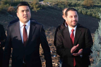 Kırgızistan-Türkiye dostluk ilişkileri fidanlarla kök saldı