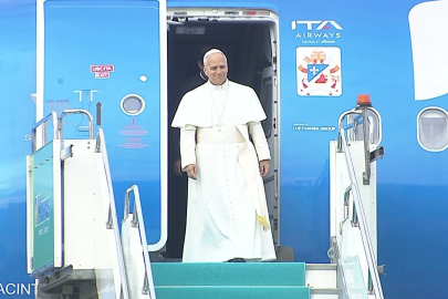 Vatikan Devlet Başkanı Papa 14. Leo’yu taşıyan uçak Ankara’ya iniş yaptı.