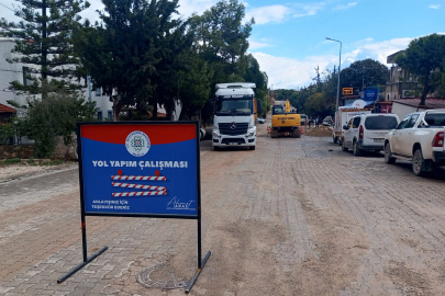 Muğla'dan Datça'ya kadar yollar etap etap yenileniyor