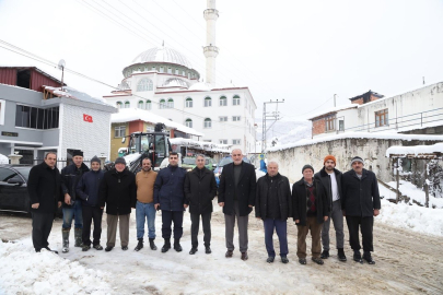 Canik’te kar mesaisi: Kaymakam Aydın ve Başkan Sandıkçı sahada