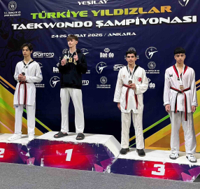 Deniz Çınar Doğan taekwondoda Türkiye 3’üncüsü